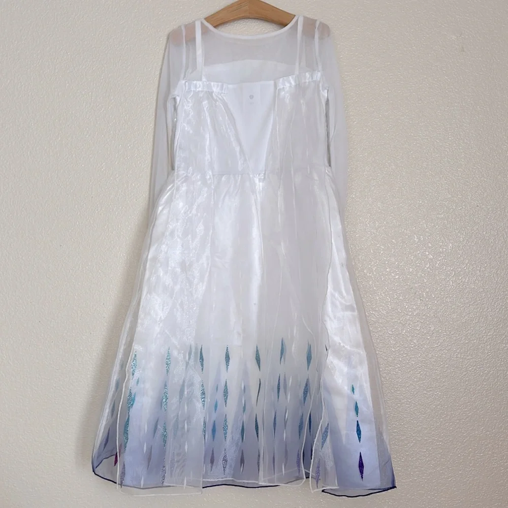 Authentic Disney Elsa Snow Queen Costume for Kids – Frozen 2 Size 7/8